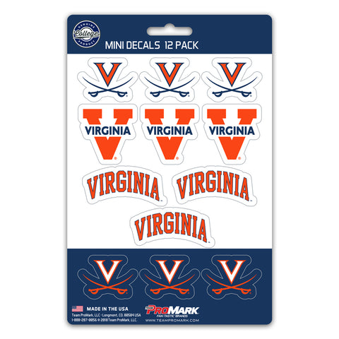 ~Virginia Cavaliers Decal Set Mini 12 Pack - Special Order~ backorder
