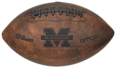 ~Michigan Wolverines Football - Vintage Throwback - 9"~ backorder