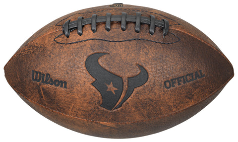 Houston Texans Football - Vintage Throwback - 9"