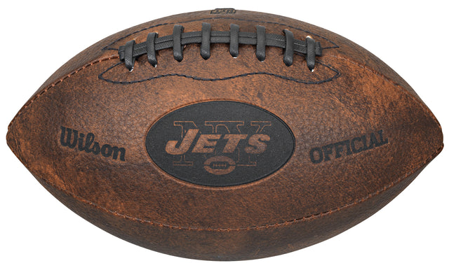 Balón de fútbol de los New York Jets, estilo retro, 9"