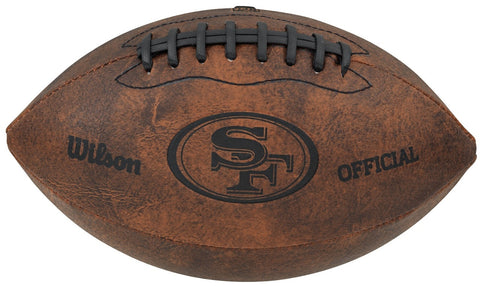 San Francisco 49ers Football - Vintage Throwback - 9"
