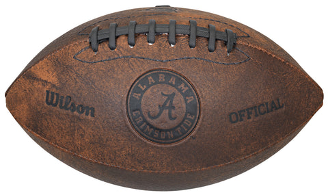~Alabama Crimson Tide Football Vintage Throwback 9"~ backorder