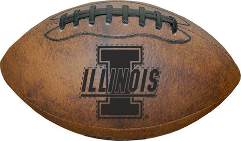 ~Illinois Fighting Illini Football - Vintage Throwback - 9" - Special Order~ backorder