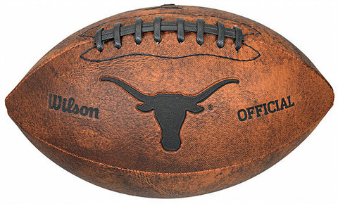 Texas Longhorns Football Vintage Throwback 9"