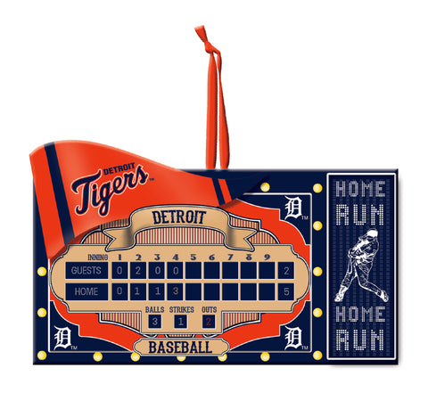 Detroit Tigers Ornament Scoreboard Design