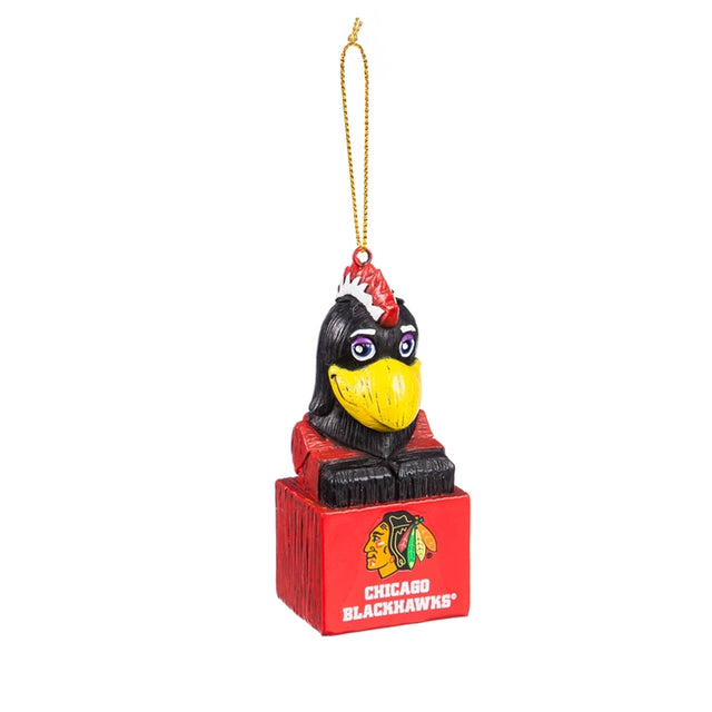 Adorno de diseño tiki de los Chicago Blackhawks