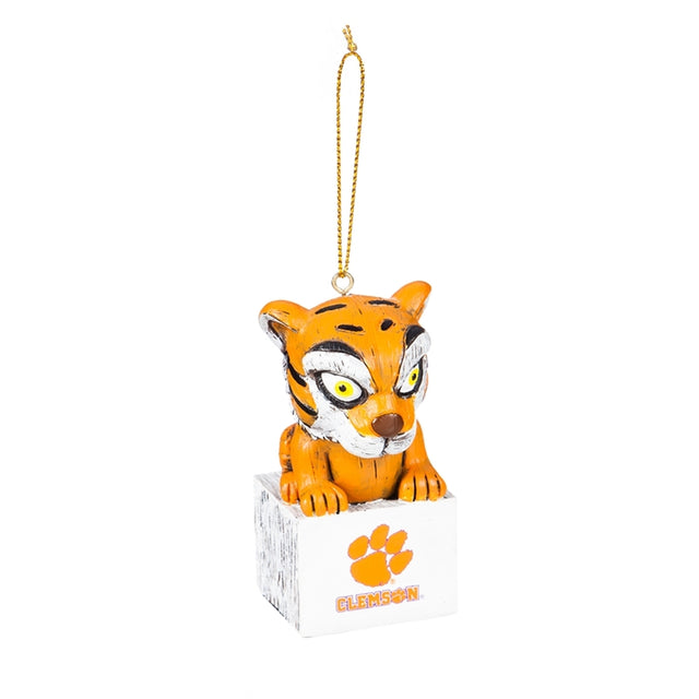 Adorno de diseño Tiki de los Tigres de Clemson