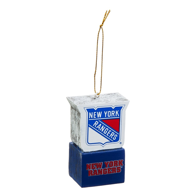 Adorno de los New York Rangers Tiki Design CO