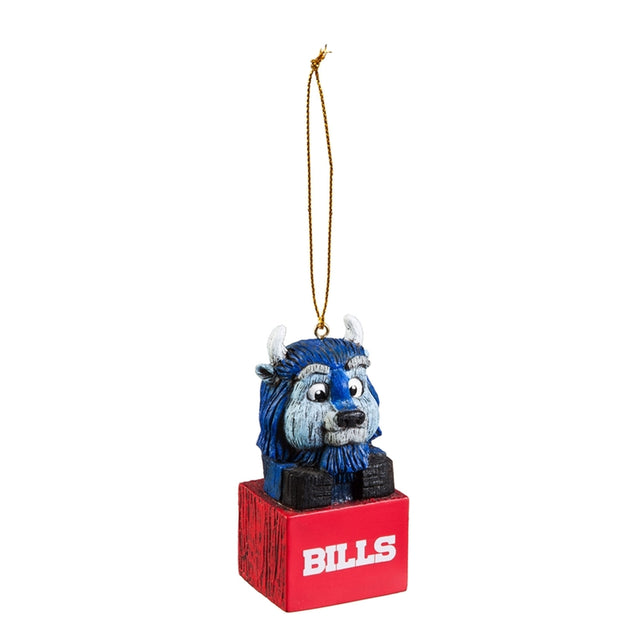 Adorno de los Buffalo Bills con diseño Tiki