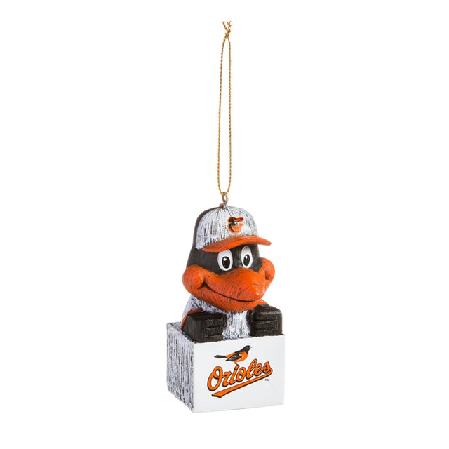 Adorno de diseño tiki de los Baltimore Orioles