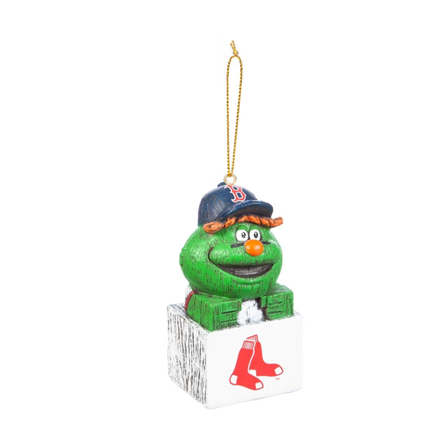 Adorno de diseño tiki de los Boston Red Sox