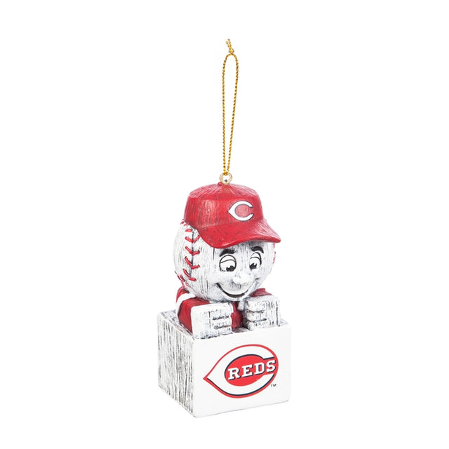 Cincinnati Reds Ornament Tiki Design