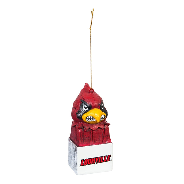 Louisville Cardinals Ornament Tiki Design CO