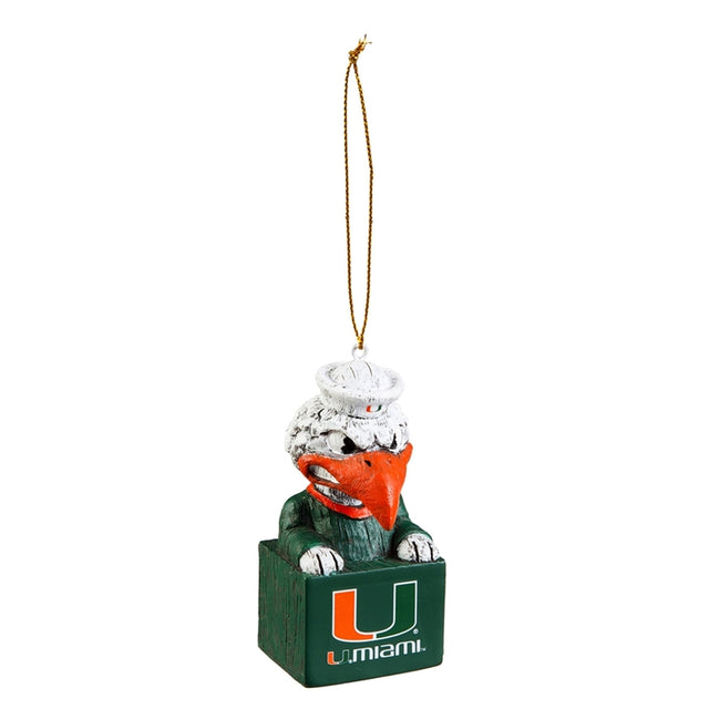 Adorno de diseño Tiki de los Miami Hurricanes