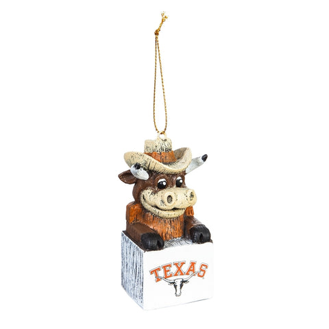 Texas Longhorns Ornament Tiki Design - Special Order