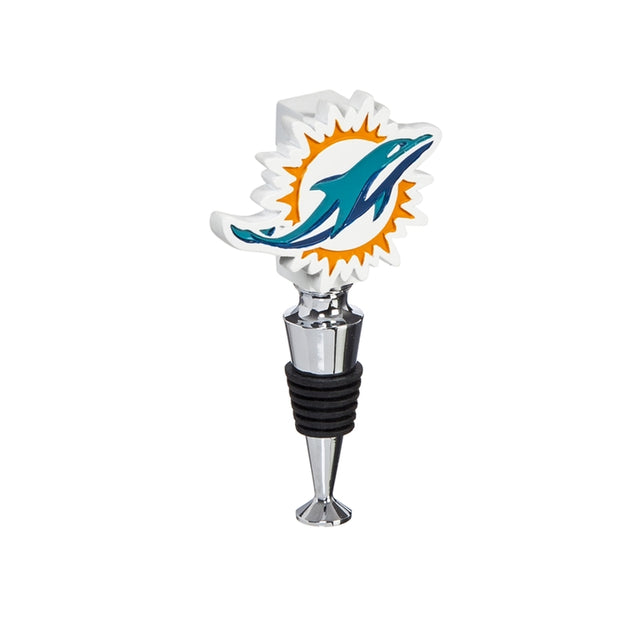 Tapón para botella de vino con el logotipo de los Miami Dolphins