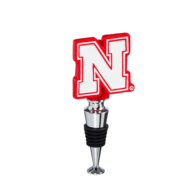 Nebraska Cornhuskers Wine Bottle Stopper Logo