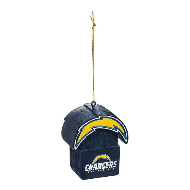 Los Angeles Chargers Ornament Tiki Design