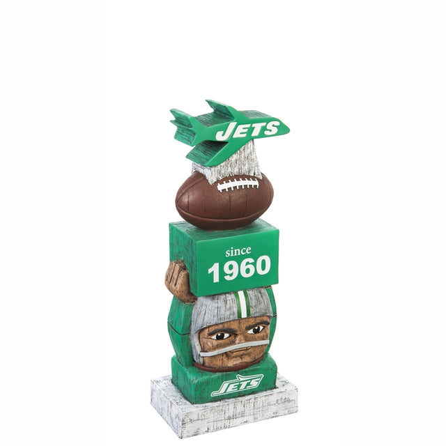 Estatua de jardín de los New York Jets de diseño vintage