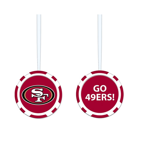 ~San Francisco 49ers Ornament Game Chip - Special Order~ backorder