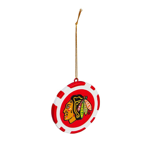 Chicago Blackhawks Ornament Game Chip - Special Order