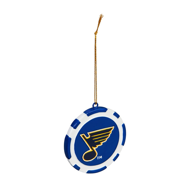 St. Louis Blues Ornament Game Chip