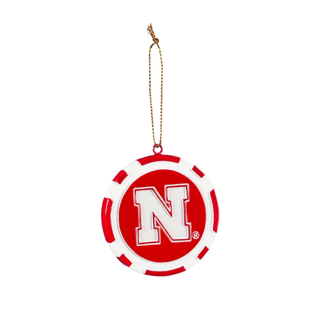 Nebraska Cornhuskers Ornament Game Chip