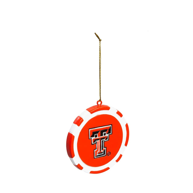 Adorno de fichas de juego de los Texas Tech Red Raiders