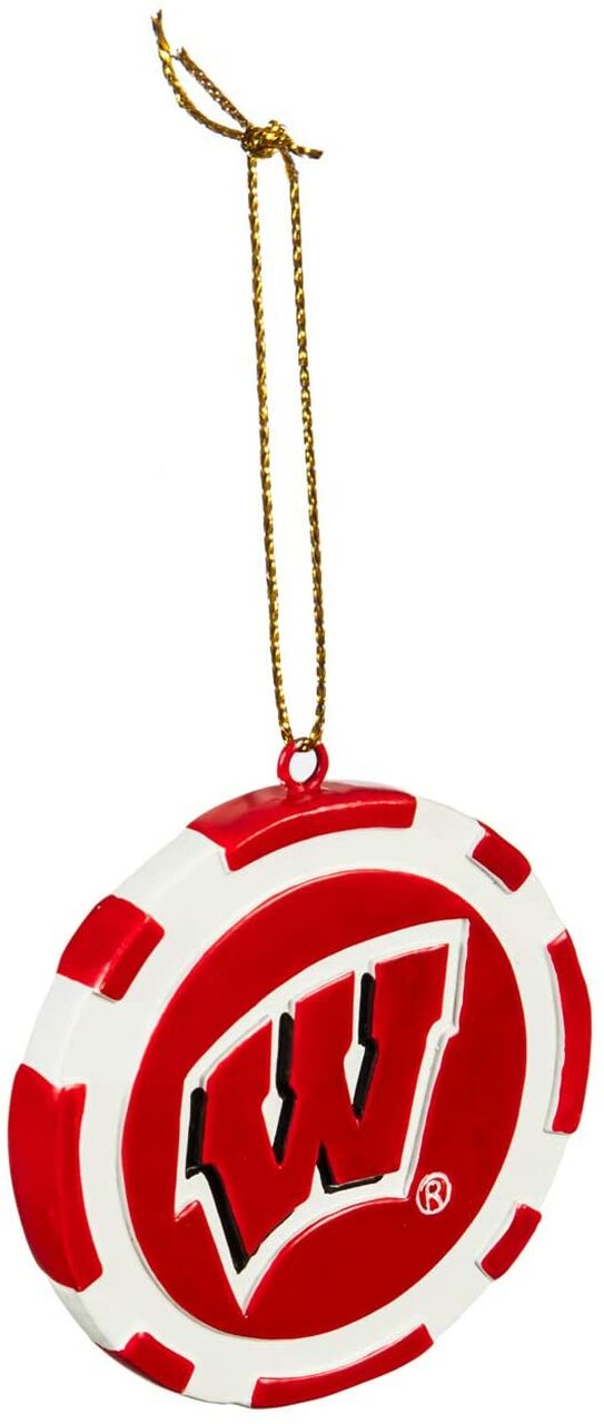 Wisconsin Badgers Ornament Game Chip