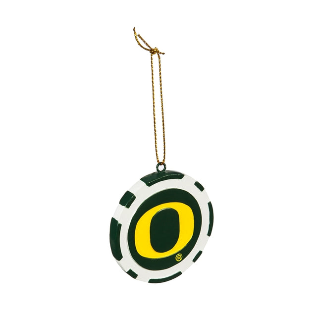 Ficha de juego con adornos de los Oregon Ducks