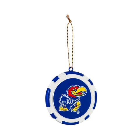 Kansas Jayhawks Ornament Game Chip - Special Order