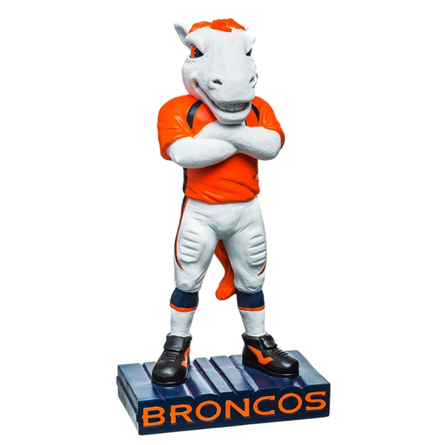 Diseño de mascota de estatua de jardín de los Denver Broncos