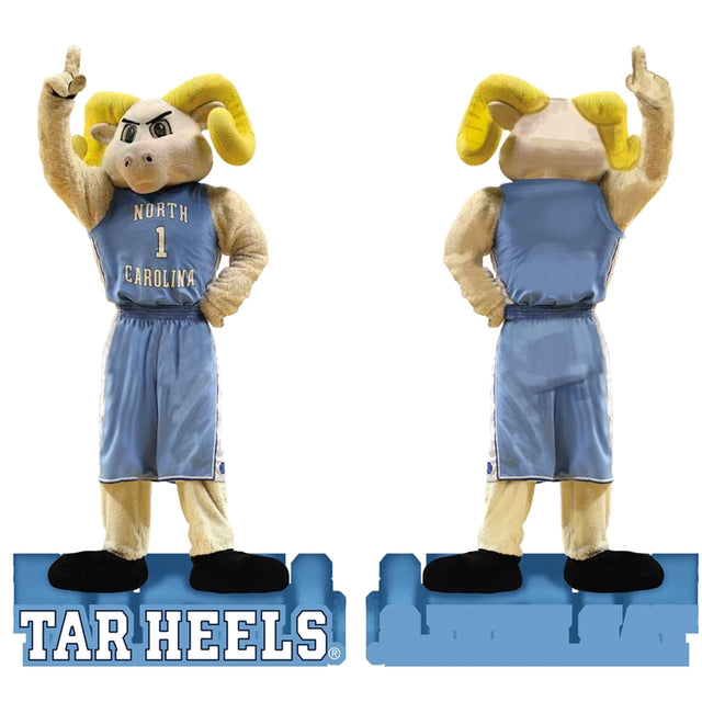 Diseño de mascota de la estatua del jardín de los Tar Heels de Carolina del Norte