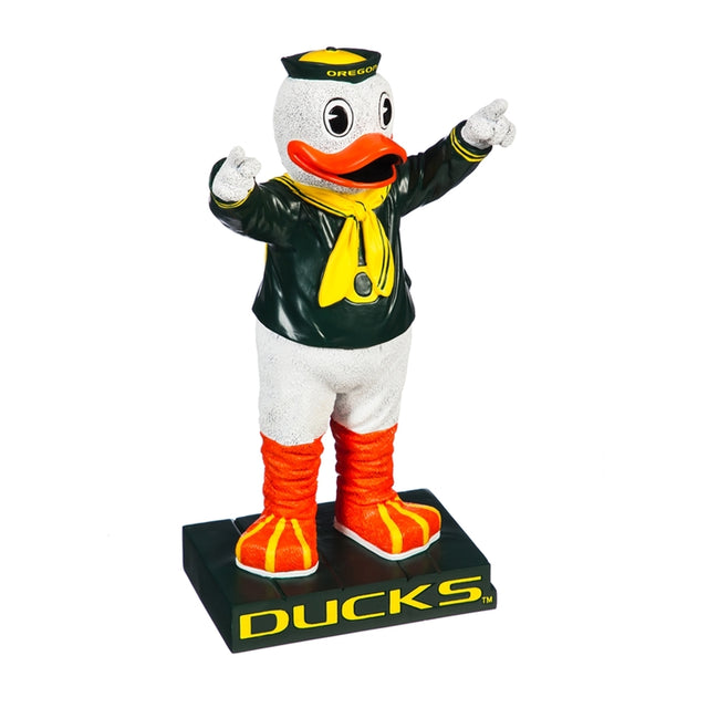 Diseño de mascota de estatua de jardín de Oregon Ducks