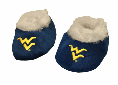 ~West Virginia Mountaineers Slippers - Baby Booties (12 pc case) CO~ backorder