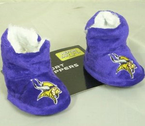 ~Minnesota Vikings Slippers - Baby High Boot (12 ct case) CO~ backorder