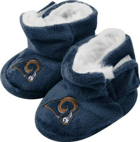 ~Los Angeles Rams Slippers - Baby High Boot (12 ct case) CO~ backorder