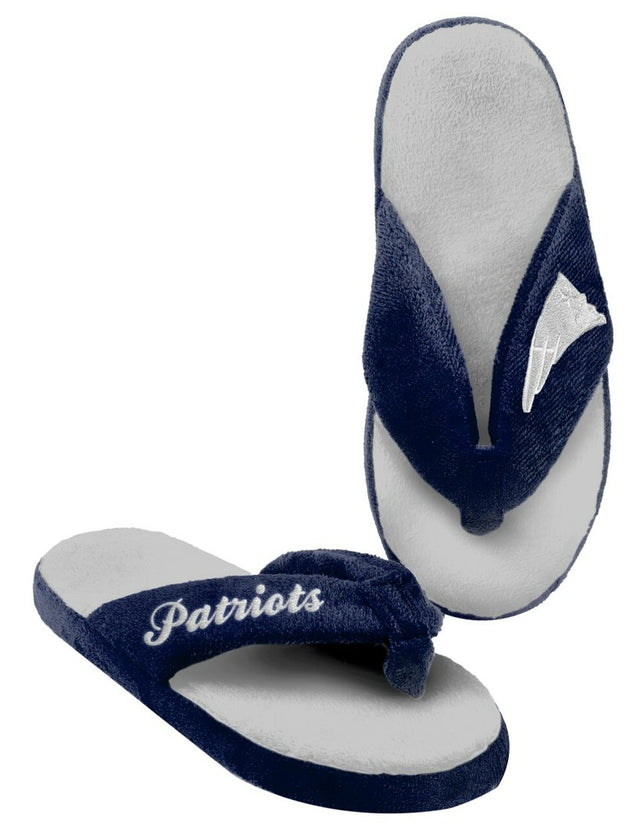 New England Patriots Slippers - Womens Thong Flip Flop (12 pc case) CO