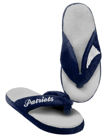 ~New England Patriots Slippers - Womens Thong Flip Flop (12 pc case) CO~ backorder