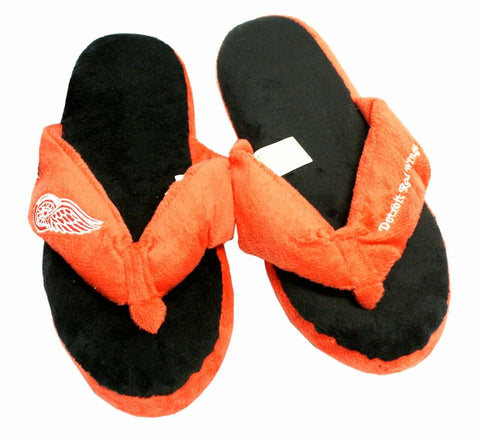 Detroit Red Wings Slippers - Womens Thong Flip Flop (12 pc case) CO