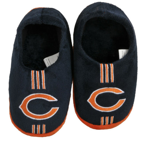 Chicago Bears Slippers - Youth 4-7 Stripe (12 pc case) CO