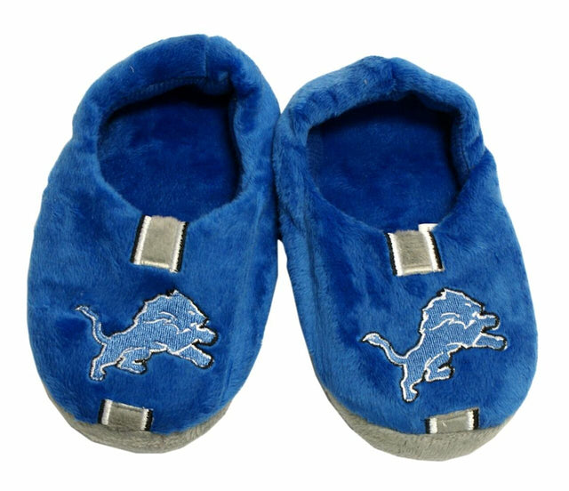 Detroit Lions Slippers - Youth 4-7 Stripe (12 pc case) CO