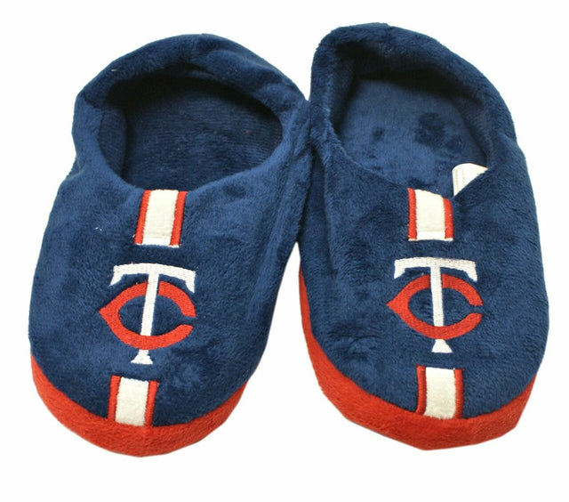 Minnesota Twins Slippers - Youth 4-7 Stripe (12 pc case) CO