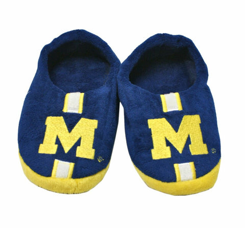 ~Michigan Wolverines Slippers - Youth 4-7 Stripe (12 pc case) CO~ backorder
