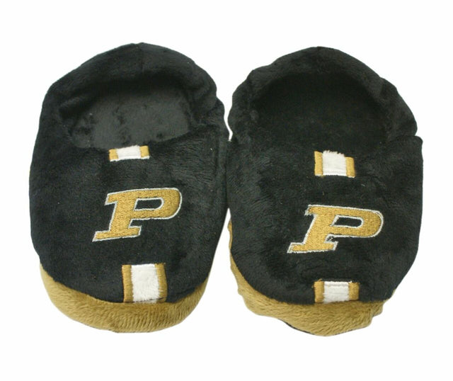 Pantuflas Purdue Boilermakers a rayas para jóvenes, talla 4 a 7 (caja de 12 unidades) CO