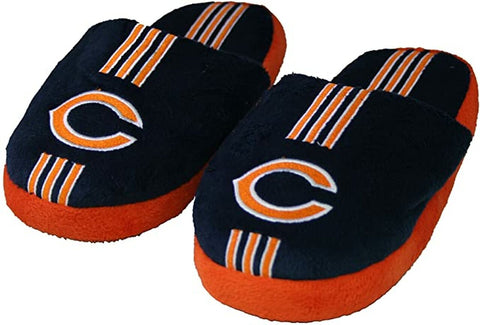 Chicago Bears Slippers - Youth 8-16 Stripe (12 pc case) CO