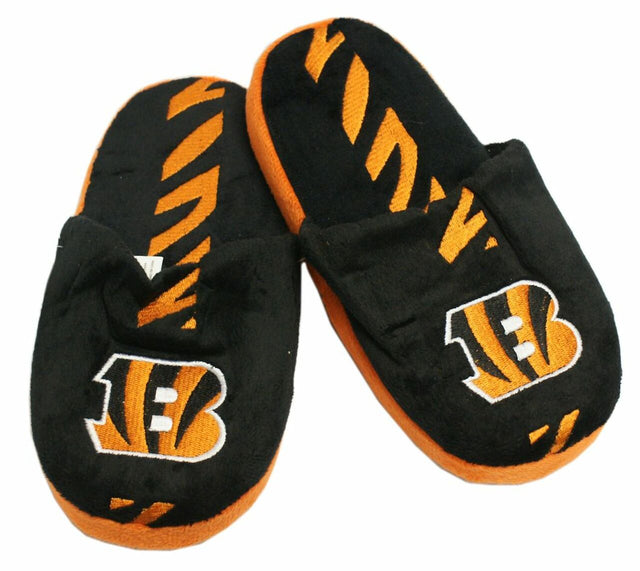 Cincinnati Bengals Slippers - Youth 8-16 Stripe (12 pc case) CO