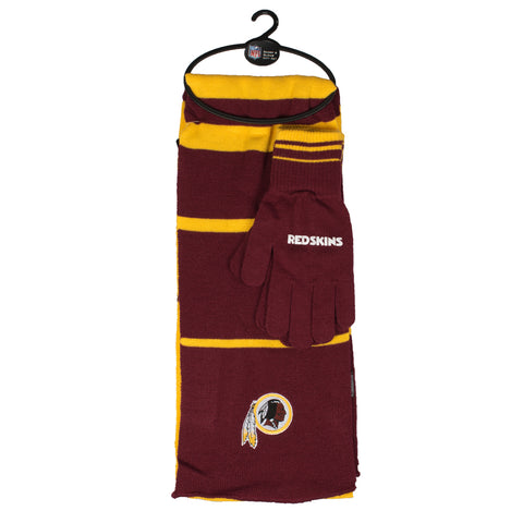 Washington Redskins Scarf & Glove Gift Set