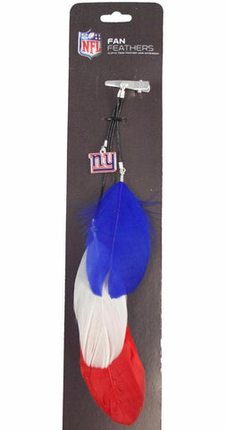 New York Giants Team Color Feather Hair Clip CO