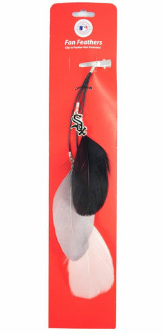 Chicago White Sox Team Color Feather Hair Clip CO